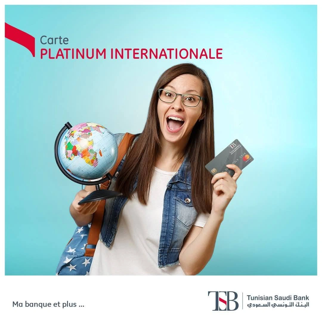 Avec la carte Platinum Internationale AVA de TSB, gérez vos opérations financières en ligne en toute sécurité !