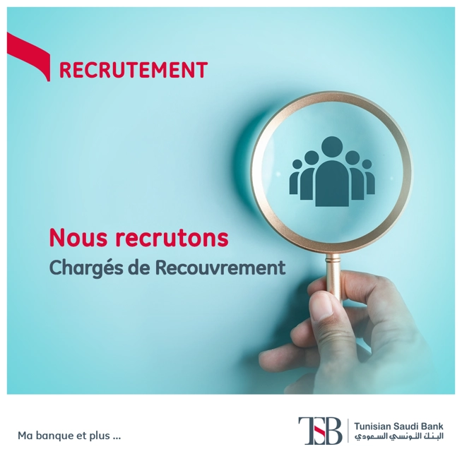 Recrutement – Chargé(e)s de Recouvrement