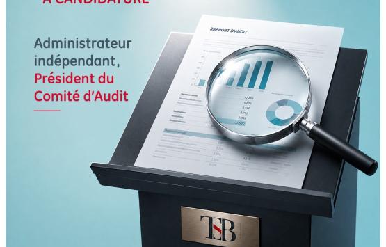 Appel à Candidature – Administrateur Indépendant (Président du Comité d’Audit) – TSB 2026-2028